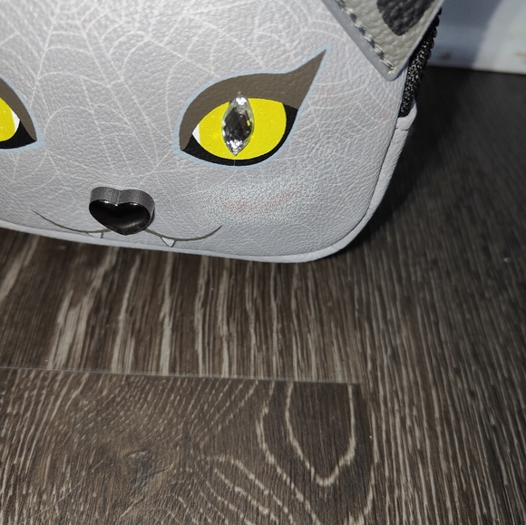 NWT Betsey Johnson Cat Vampire Spider Web Mini Backpack - Picture 8 of 16